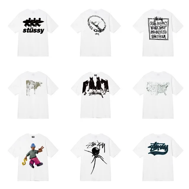 Stüssy T-Shirts Short-Sleeve Graphic Print T-Shirt product detail image 1