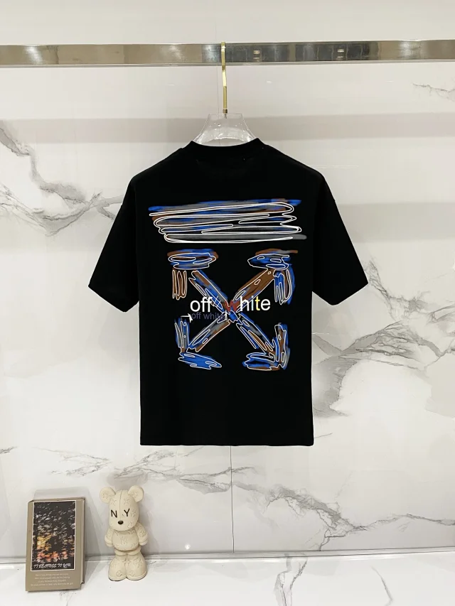 Off-White T-Shirts Short-Sleeve Logo Print product detail image 22