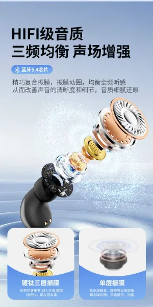 Design TWS Earbuds with Charging Case Black - 14