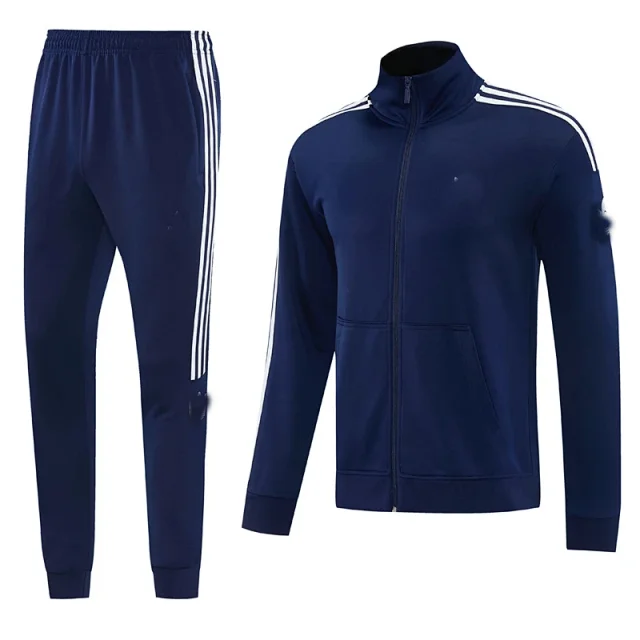 Unbranded Tracksuits Zip-Front Stand-Collar Striped Tracksuit product detail image 6