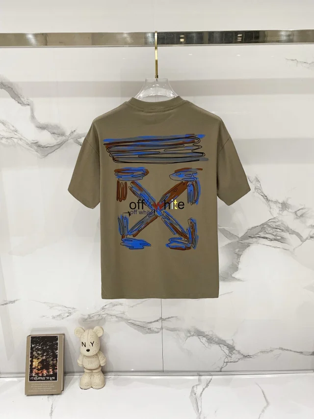 Off-White T-Shirts Short-Sleeve Logo Print product detail image 4
