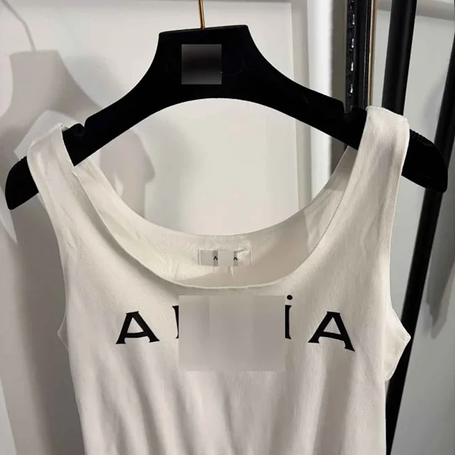 Alaïa Underwear Logo-print scoop-neck bodysuit product detail image 4