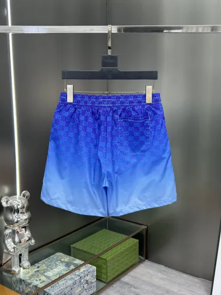 Gucci GG Monogram Print Swim Shorts Lime Green - 54