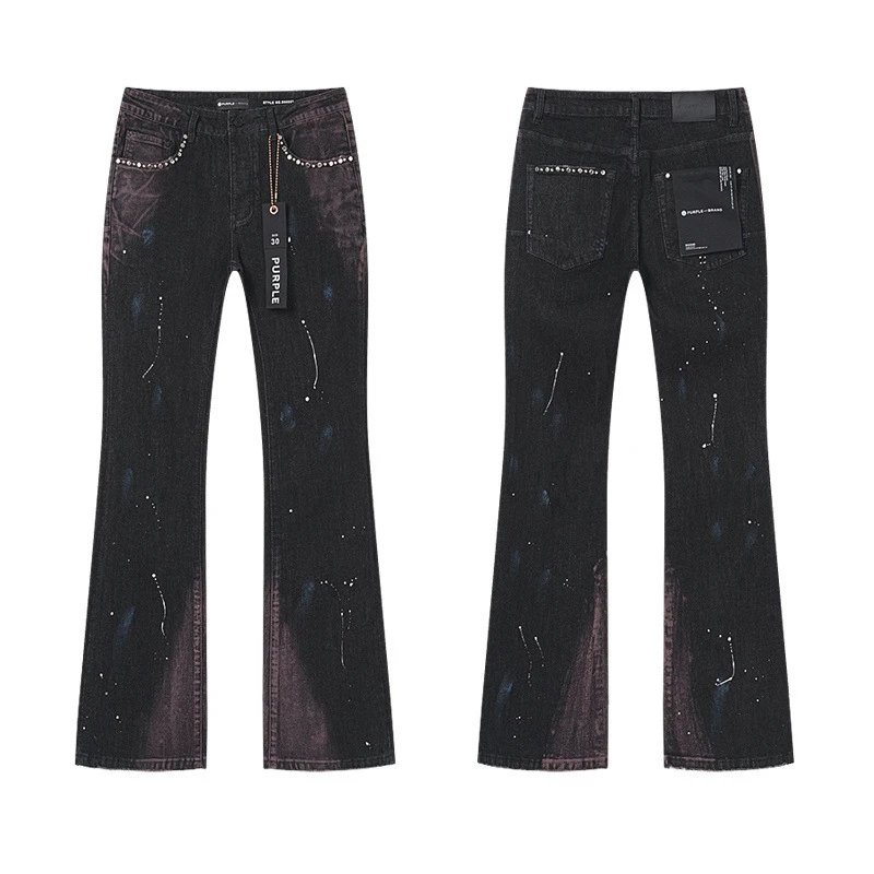 Purple Brand Jeans Embellished graphic — PU192