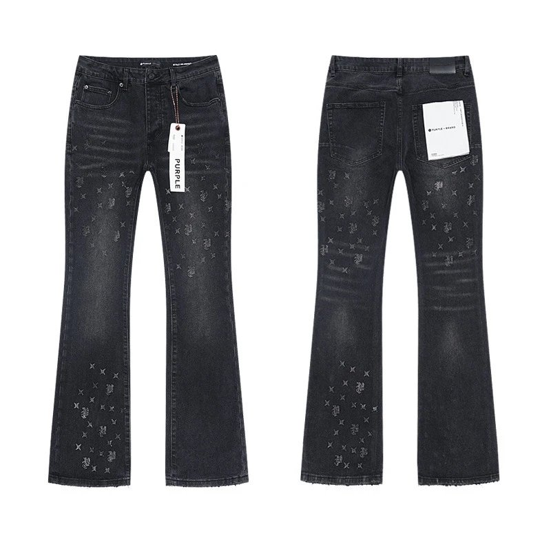 Purple Brand Jeans Embellished graphic — PU190