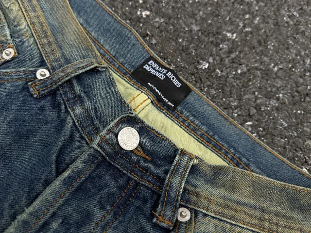 ERD Jeans 07 wide-leg distressed patch product detail image 13
