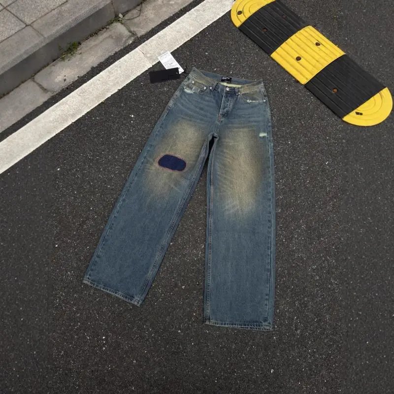Enfants Riches Déprimés Jeans Distressed patch wide-leg image 2
