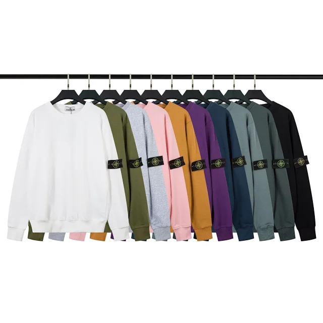 Stone Island Hoodies & Sweatshirts Crewneck Sweatshirt with Compass Badge product detail image 18