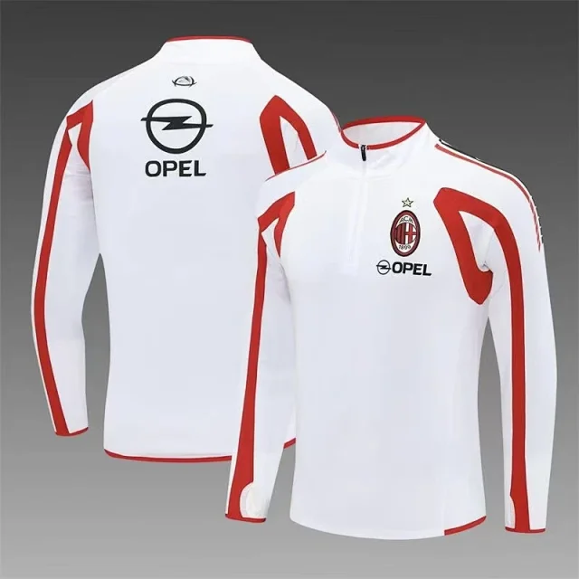 AC Milan Football Jerseys Retro long-sleeve training jersey product detail image 12