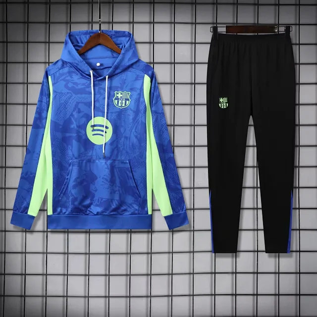 Real Madrid Tracksuits Hooded football crest tracksuit product detail image 3