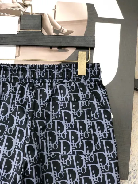 Dior Oblique Print Blue and White Shorts - 40