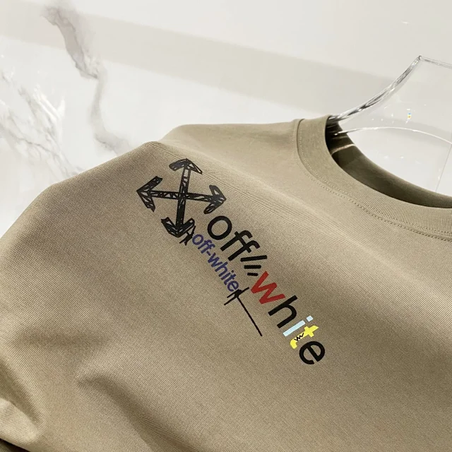 Off-White T-Shirts Short-Sleeve Logo Print product detail image 8