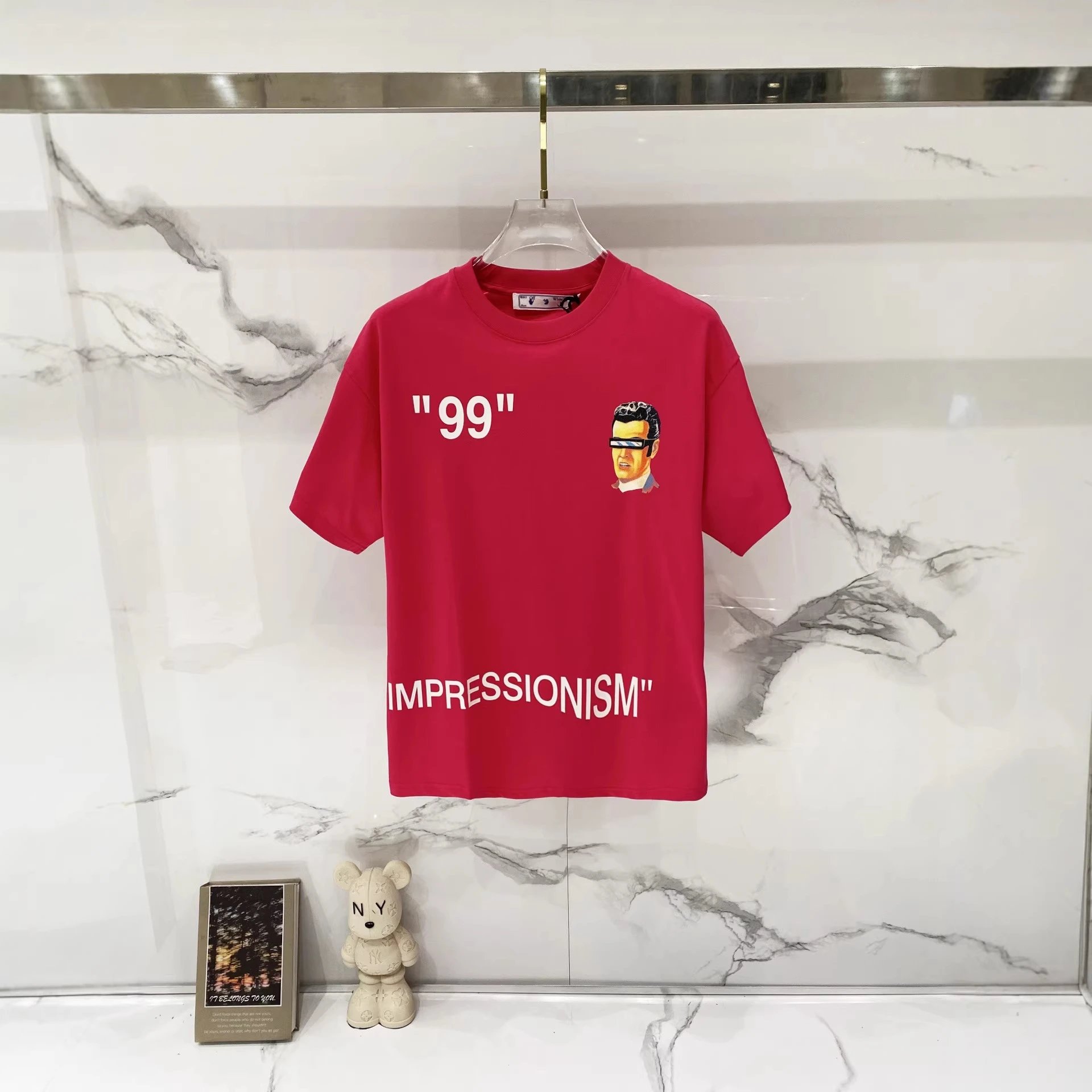 Off-White T-Shirts 99 Impressionism Graphic Short-Sleeve T-Shirt image 2