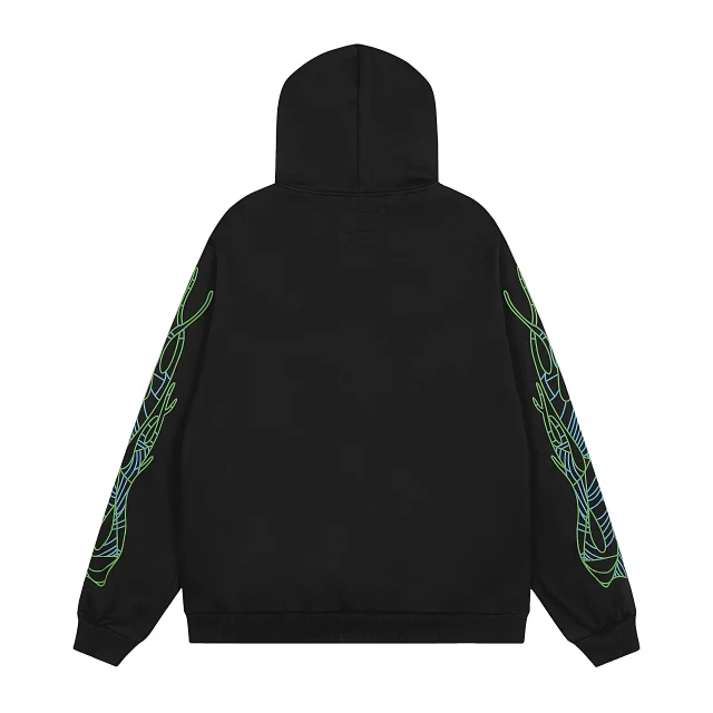 SP5DER Hoodies & Sweatshirts Graphic Pullover Hoodie product detail image 24