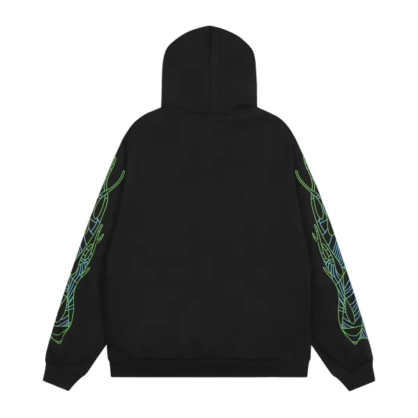Design Yapde Flame Logo Black Sweatpants - 24