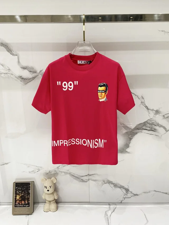 Off-White T-Shirts 99 Impressionism Graphic Short-Sleeve T-Shirt product detail image 2