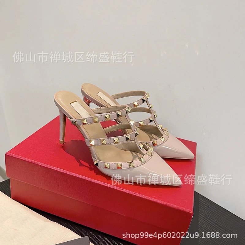 裸灰漆皮8CM