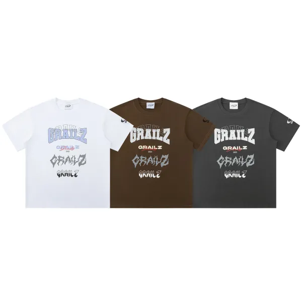 GRA Collage Print White T-Shirt - 12