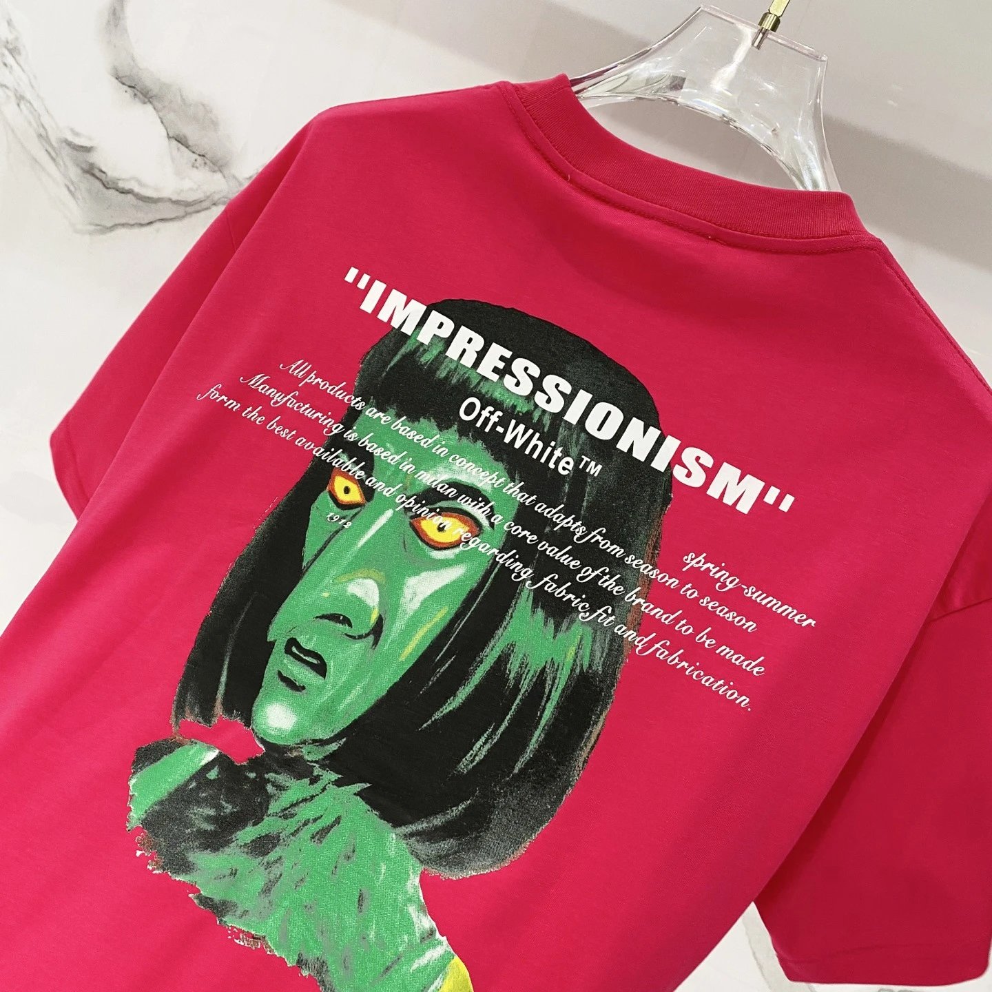 Off-White '99' Impressionism Graphic T-Shirt Black - 7