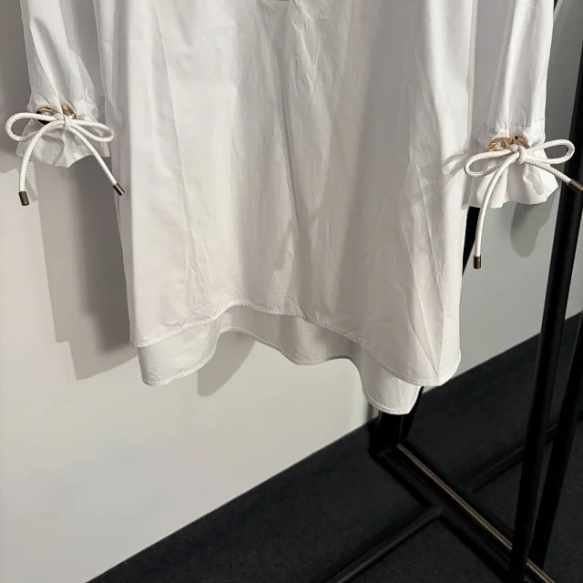Unbranded Shirts Collared tunic shirt with drawstring cuffs product detail image 5