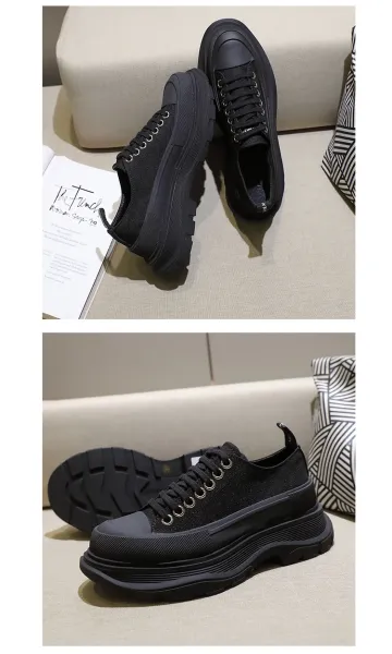 Alexander McQueen Oversized Platform Sneakers Royal Blue and White Chunky Sneakers - 27