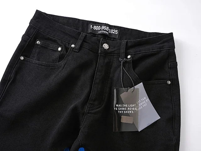 Unbranded Jeans Flared with floral appliqué product detail image 16