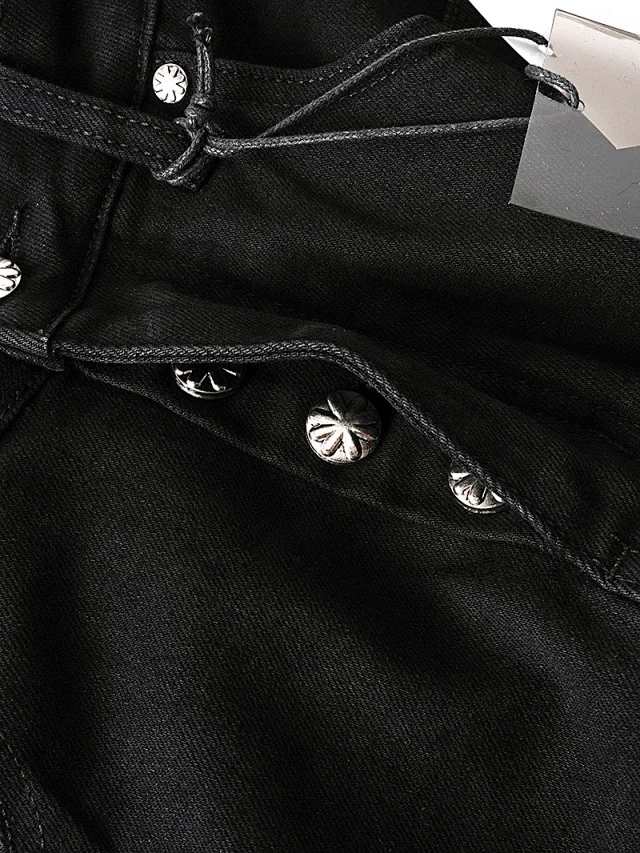 Unbranded Jeans Flared with floral appliqué product detail image 17