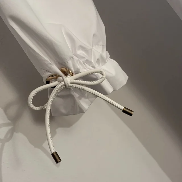 Unbranded Shirts Collared tunic shirt with drawstring cuffs product detail image 7
