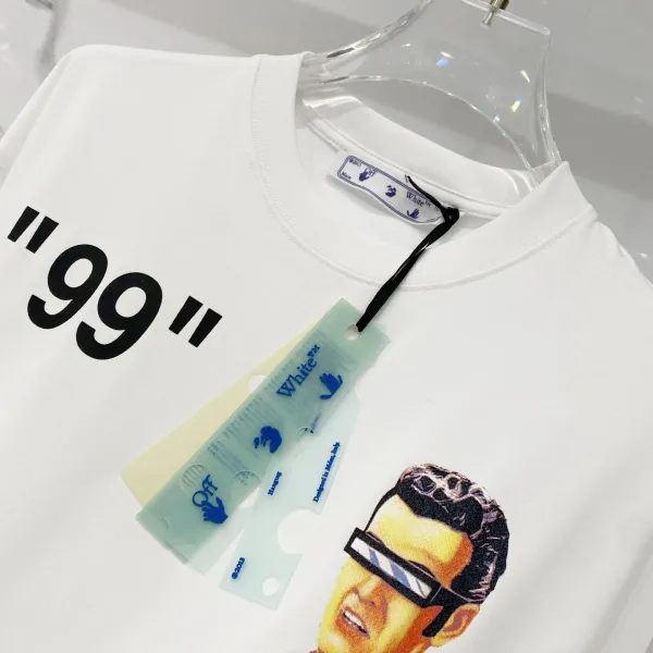 Off-White '99' Impressionism Graphic T-Shirt Black - 18