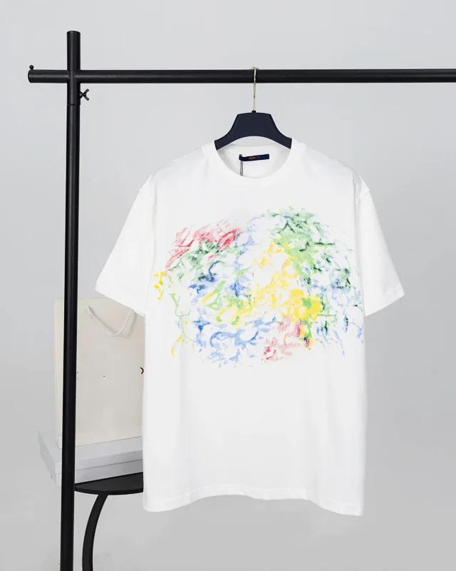 Louis Vuitton T-Shirts Short-Sleeve Graphic Print T-Shirt product detail image 31