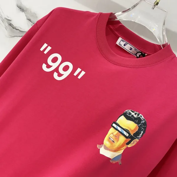 Off-White '99' Impressionism Graphic T-Shirt Black - 9
