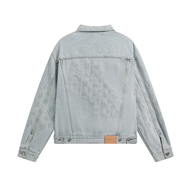 Purple Brand Jackets Washed graphic denim product detail image 16