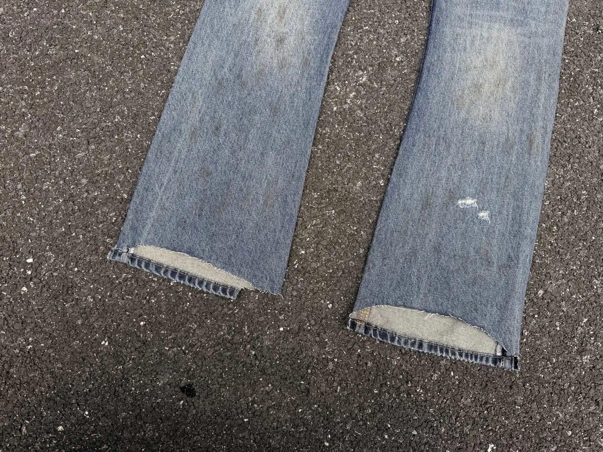 Denim Tears Patchwork Distressed Straight-Leg Jeans - 25