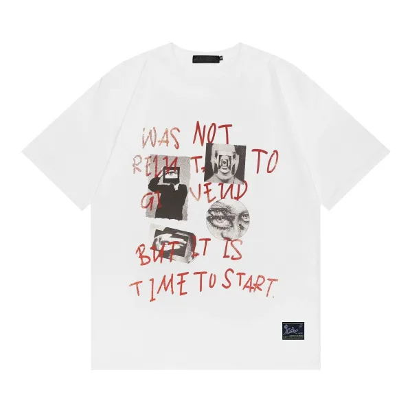 Design ACC x Madonna 'Time To Start' Graphic Print Beige T-Shirt T-Shirts - 6