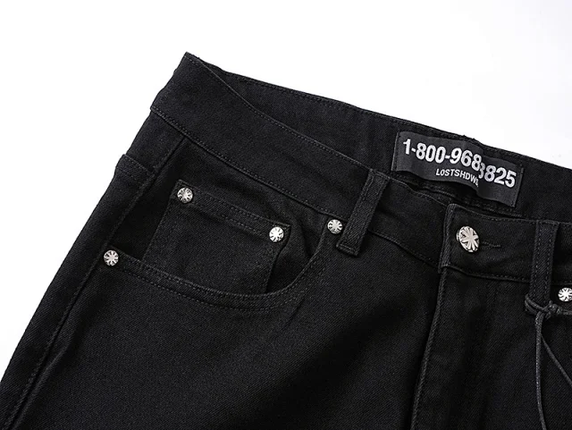 Unbranded Jeans Flared with floral appliqué product detail image 15