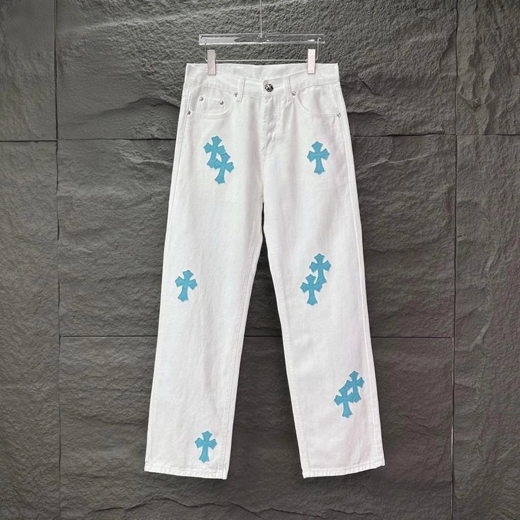 Unbranded Jeans Cross Patch Straight-Leg image 3