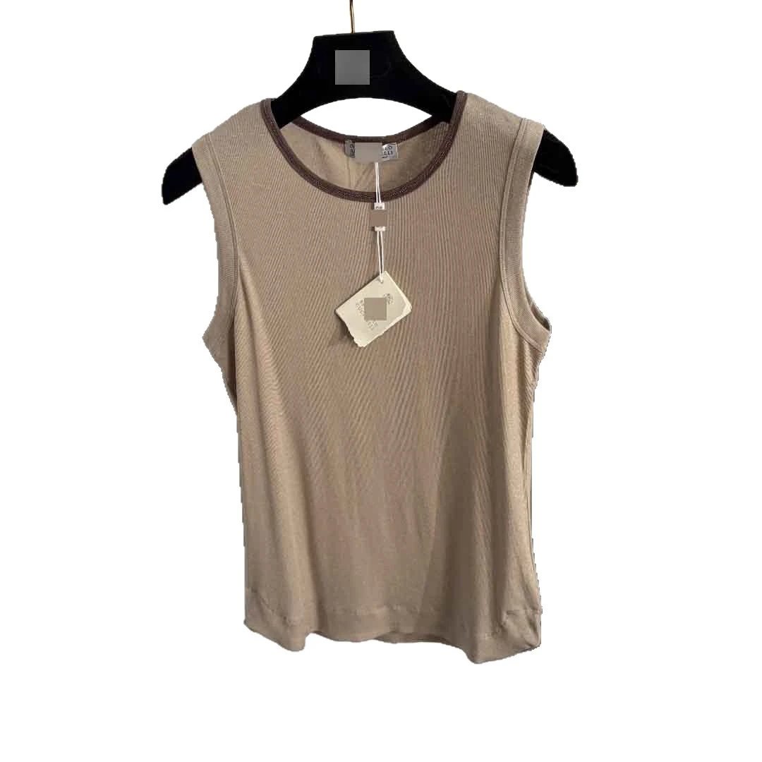 Unbranded Vests Ribbed Round-Neck Sleeveless Vest image 5