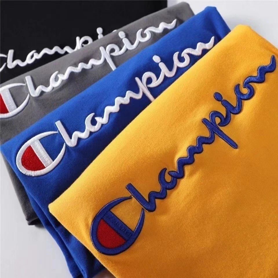 Champion T-Shirts Embroidered logo short-sleeve crewneck image 2