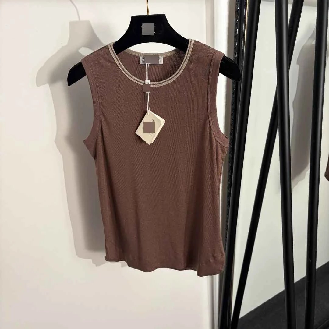 Unbranded Vests Ribbed Round-Neck Sleeveless Vest image 3