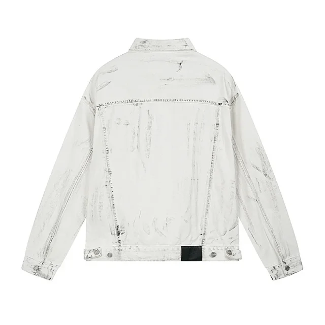 Purple Brand Jackets Washed graphic denim product detail image 10