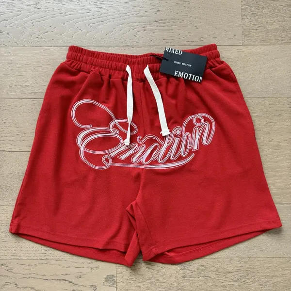 Design Mixed Emotion III Script Polo Beige Polo Shirt - 3