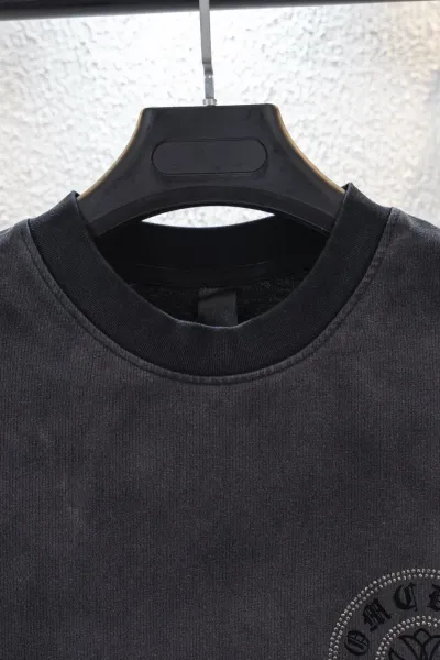 Chrome Hearts Cross Logo Washed Black T-Shirt - 6