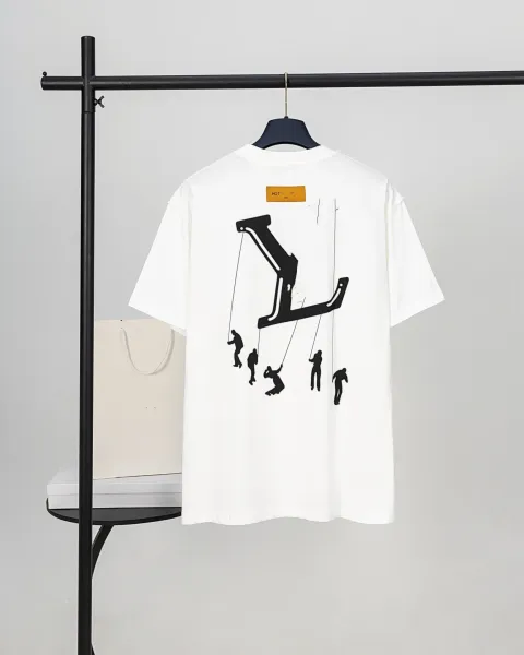 Design Five Heads Graphic White T-Shirt - 47