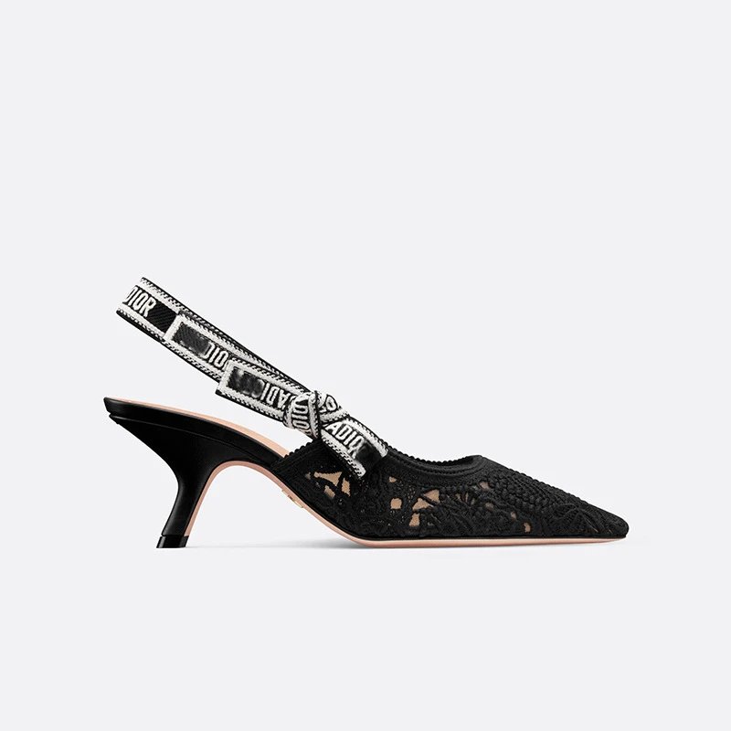 Dior High Heels J'Adior embroidered pointed-toe slingback image 2
