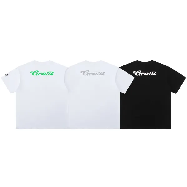 GRA Collage Print White T-Shirt - 11