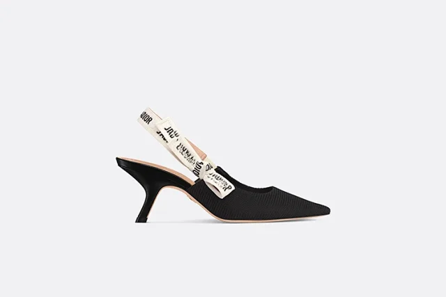 Dior High Heels J'Adior embroidered pointed-toe slingback product detail image 4