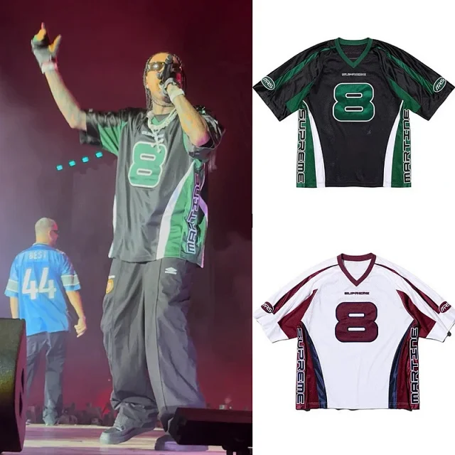 Supreme Football Jerseys Graphic numbered jersey product detail image 2