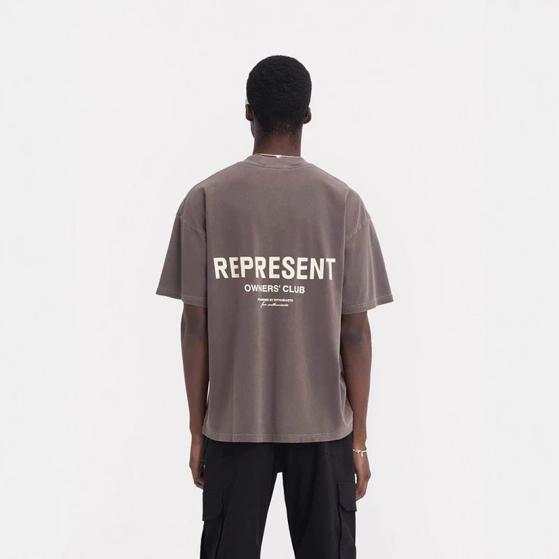 Represent T-Shirts Owners' Club Logo Print Oversized T-Shirt image 4