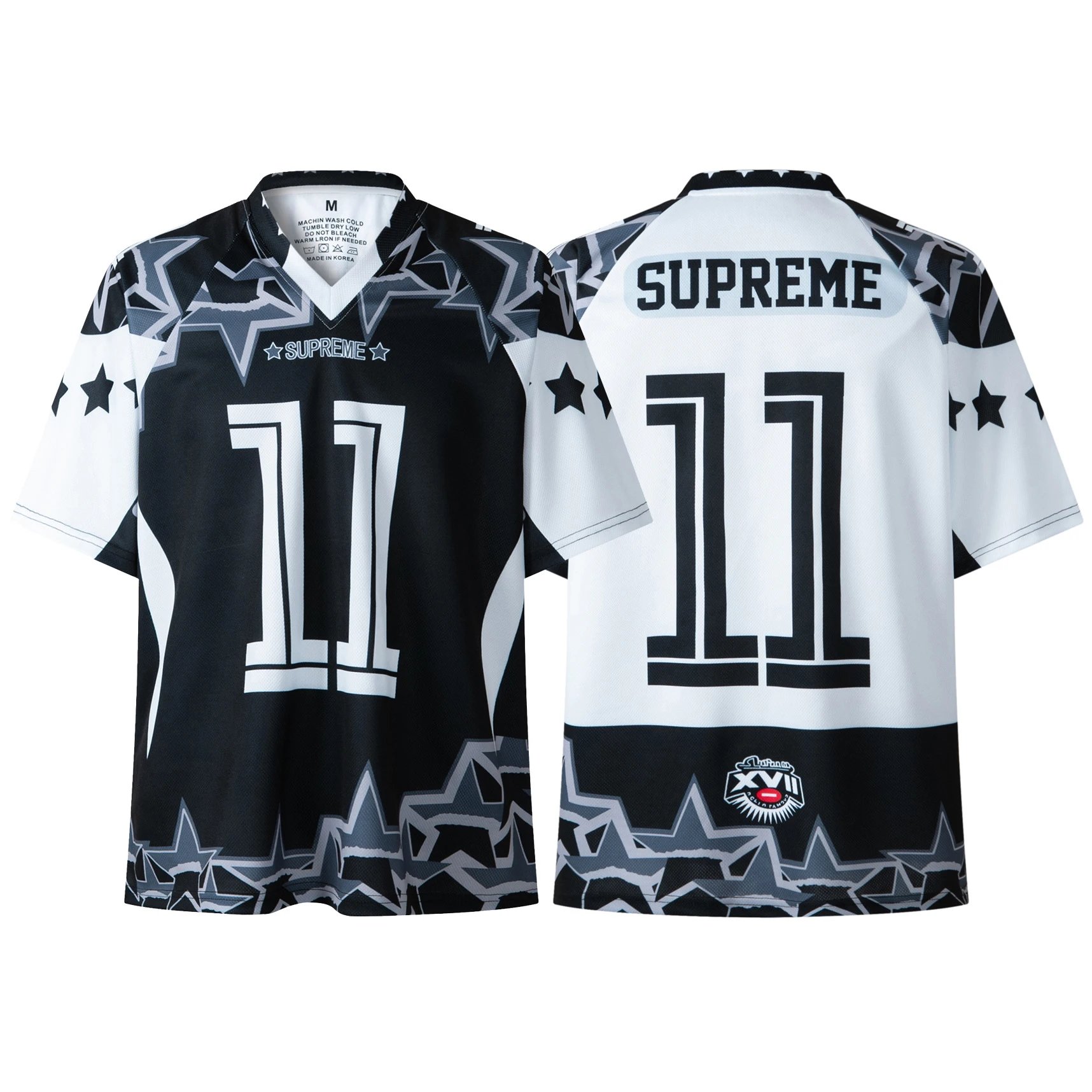 Supreme Star Pattern Jersey Blue Multicolor - 27