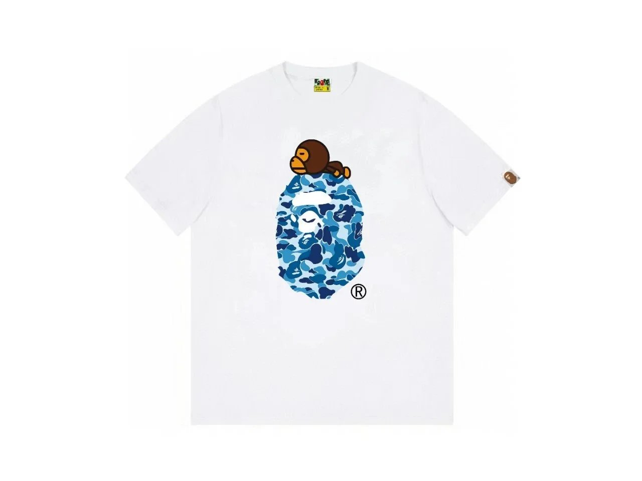 B138 White Blue